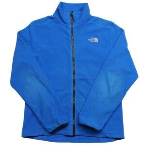 The north face blue fleece line jacket Men’s size S Small